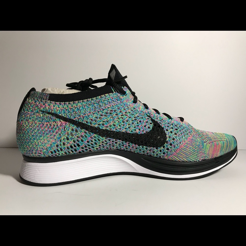 Nike Flyknit Racer Multicolor sizes 9.5 and 10.5 - Picture 7 of 8